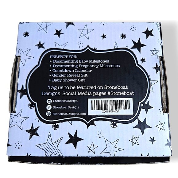 Stoneboat Baby Milestone Premium Solid Wood Blocks Set - Picture 5 of 6